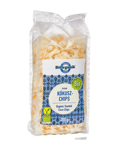 Organic coconut chips toasted 200g