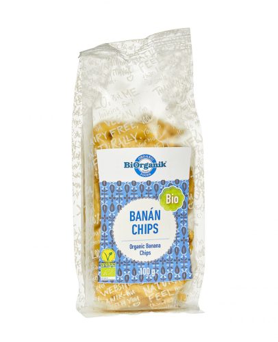 Organic Banana chips 100g
