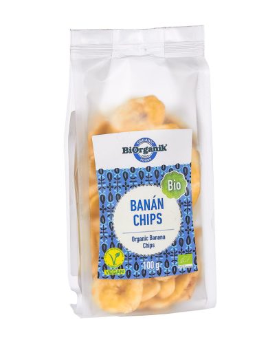 Organic Banana chips 100g