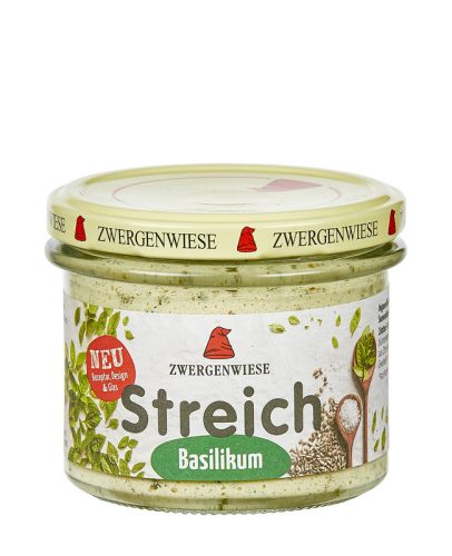 Zwergenwiese organic spread with basil 180g