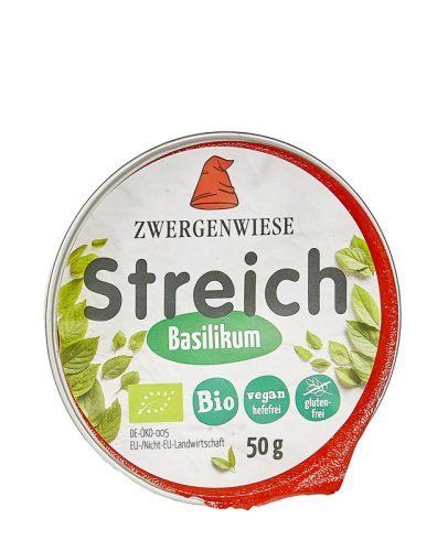 Zwergenwiese organic spread with basil 50g