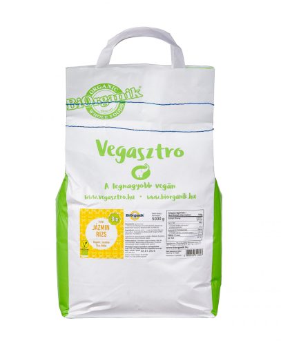 Organic jasmin rice white 5000g GASTRO