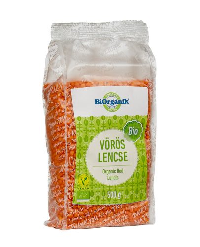 BIO VÖRÖS LENCSE 500G