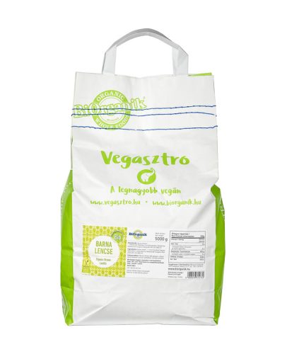 Organic brown lentils 5000g GASTRO