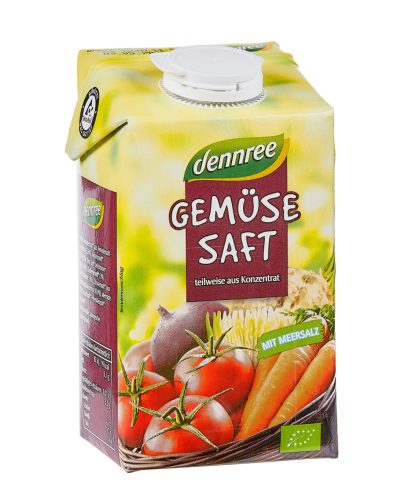 dennree organic mixed vegetable juice 500ml