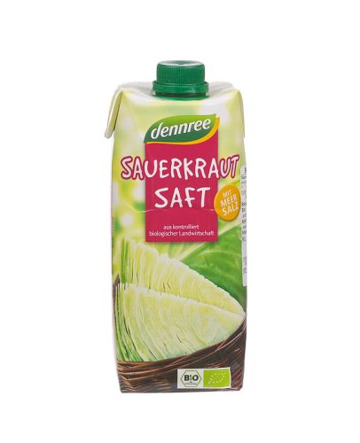 dennree organic sour cabbage juice 500ml