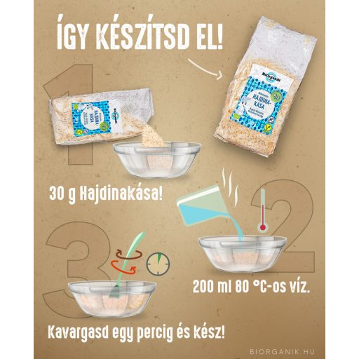BIO gluténmentes hajdinakása 200g