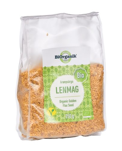 BIO aranysárga lenmag 250g