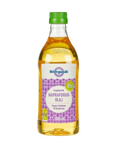 Organic sunflower oil -deodorized 1L