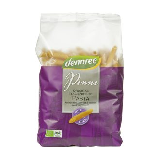 dennree BIO teljes kiőrlésű durum penne tészta  500g