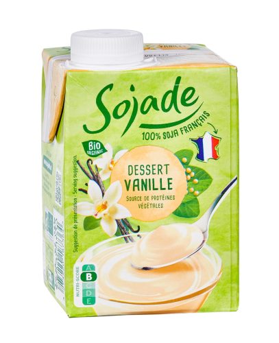 Sojade ORGANIC Soy dessert, vanilla-flavored 530g