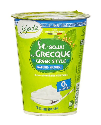 Sojade Organic Greek Style Natural Soya Product 400g