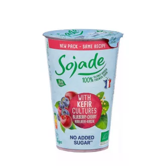   Sojade BIO kefír jellegű áfonyás-cseresznyés szójakészítmény 250g