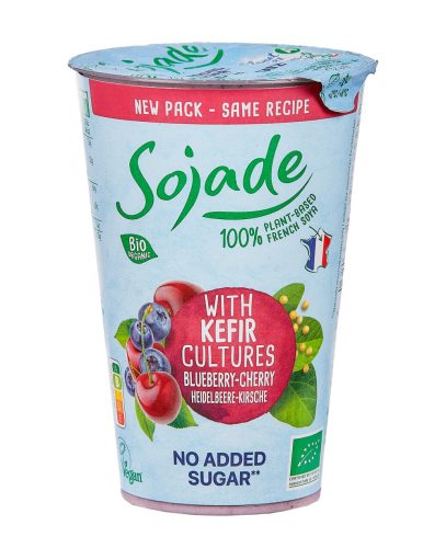 Sojade BIO kefír jellegű áfonyás-cseresznyés szójakészítmény 250g