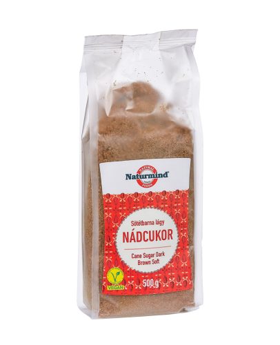 Naturmind dark brown soft canesugar 500g