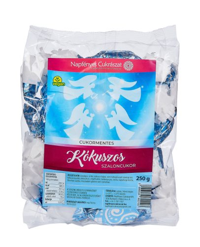 Vegan szaloncukor mogyorós - cukormentes 250g
