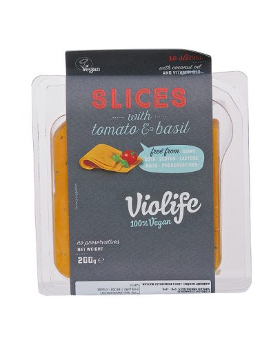 VioLife slices tomato and basil 200g