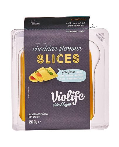 VioLife slices cheddar flavour 200g