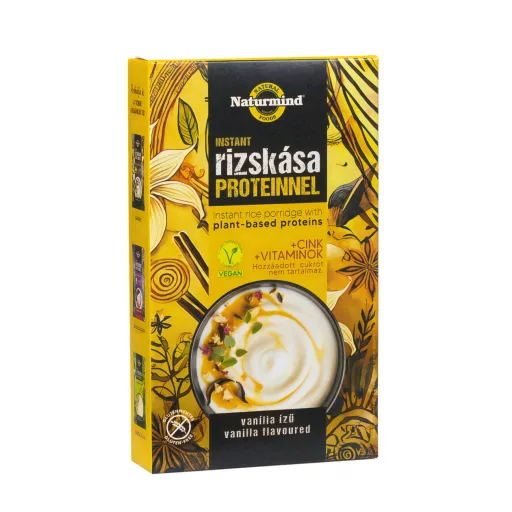 Naturmind gf. instant rice porridge vanilla flavoured 200g