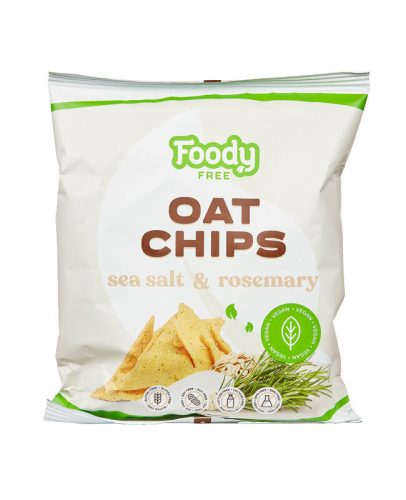 Foody Free gluténmentes zab chips tengeri sóval és rozmaringgal 50g