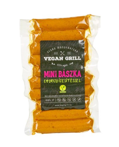 VEGAN GRILL mini bászka CHORIZO ízesítéssel 180g