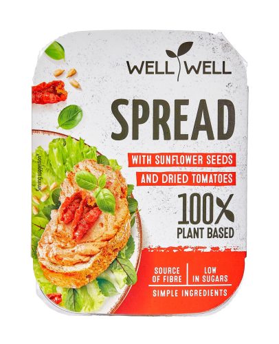 Well well spread with sunflower seeds and dried tomatoes 125g
