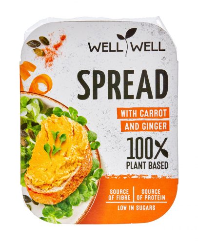 Well well spread with pumpkin seeds with carrot and ginger 125g