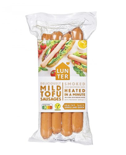 Lunter smoked tofu sausages 200g