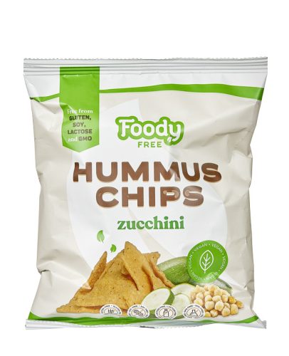 Foody Free gm. hummus chips cukkinivel 50g