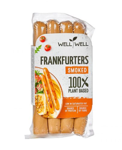 Well well vegan frankfurters smoked 180g
