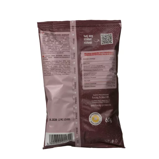 Foody Free intense hummus chips with barbecue-seasoned flavour