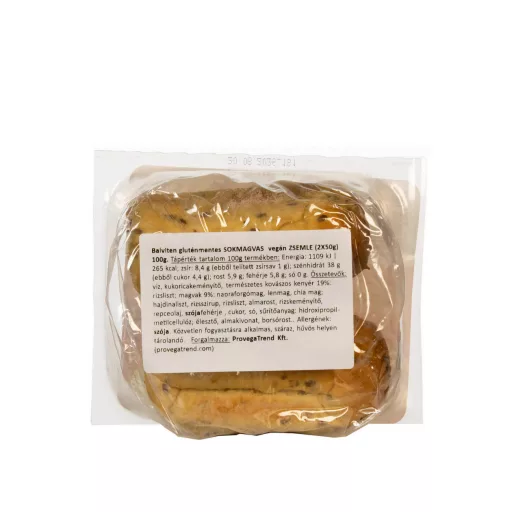 Balviten gm sokmagvas zsemle (2x50g)