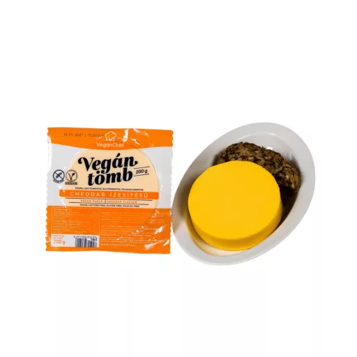 VeganChef növényi tömb cheddar ízesítésű 200g