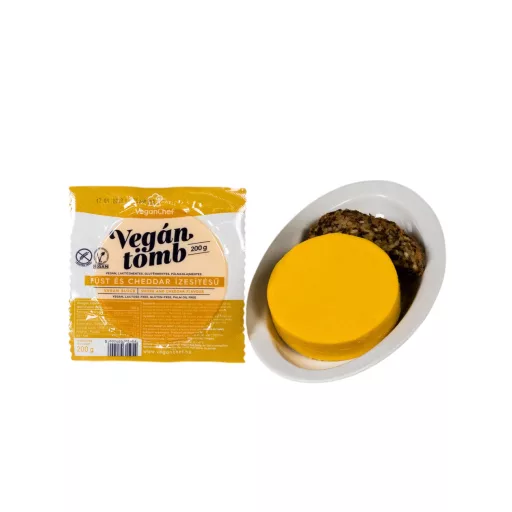 VeganChef növényi tömb füst és cheddar ízesítésű 200g