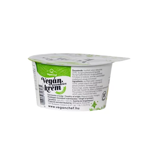 VeganChef kenhető növényi krém natúr 150g