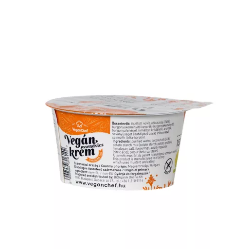 VeganChef kenhető növényi krém cheddar ízű 150g