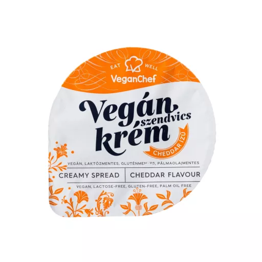 VeganChef kenhető növényi krém cheddar ízű 150g