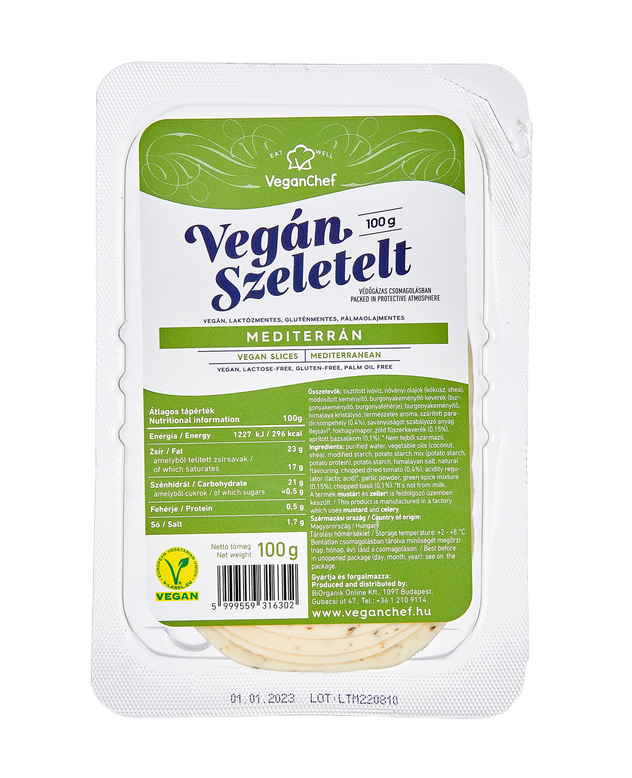 VeganChef Szeletelt füst ízesítésű