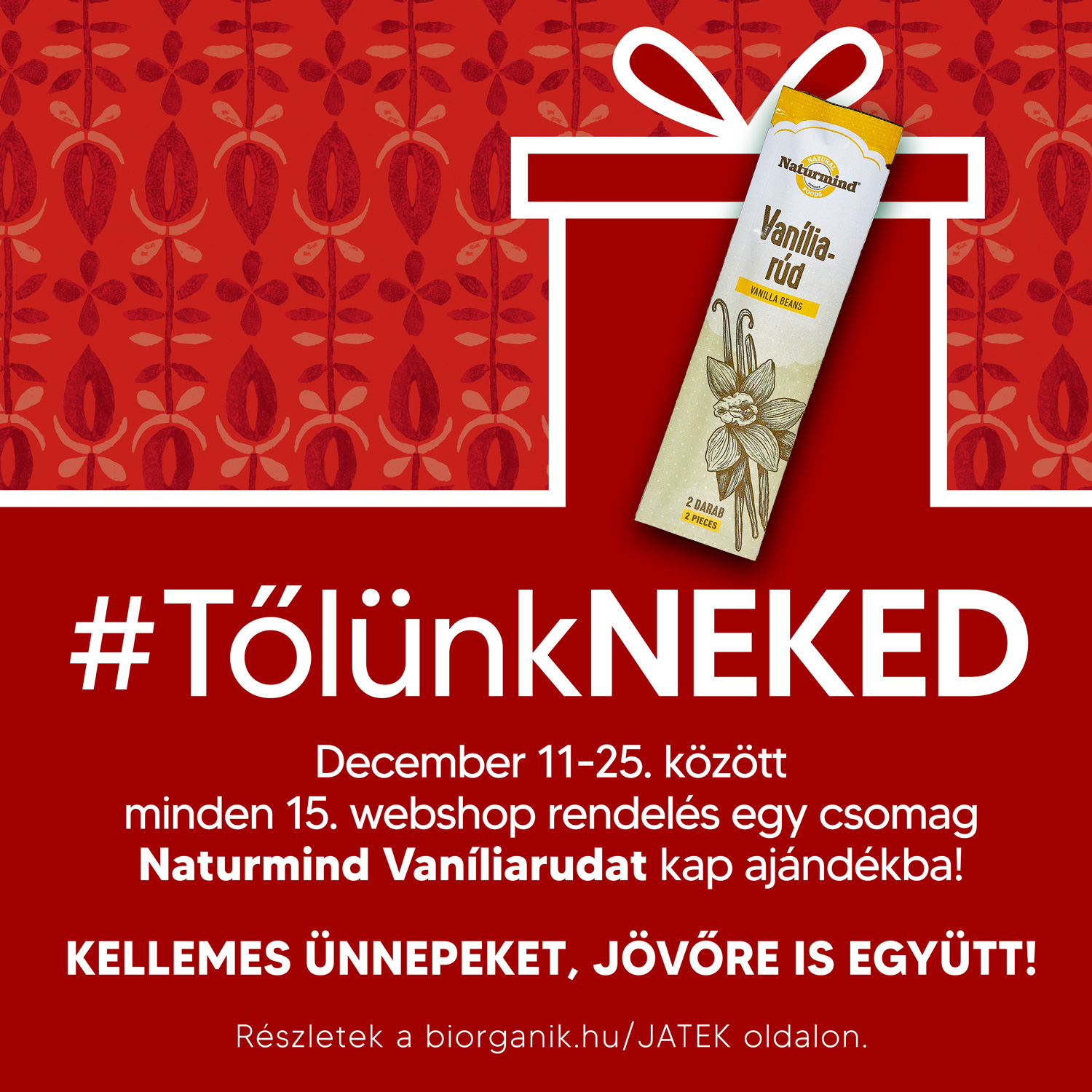 Vaníliarúd #TőlünkNEKED