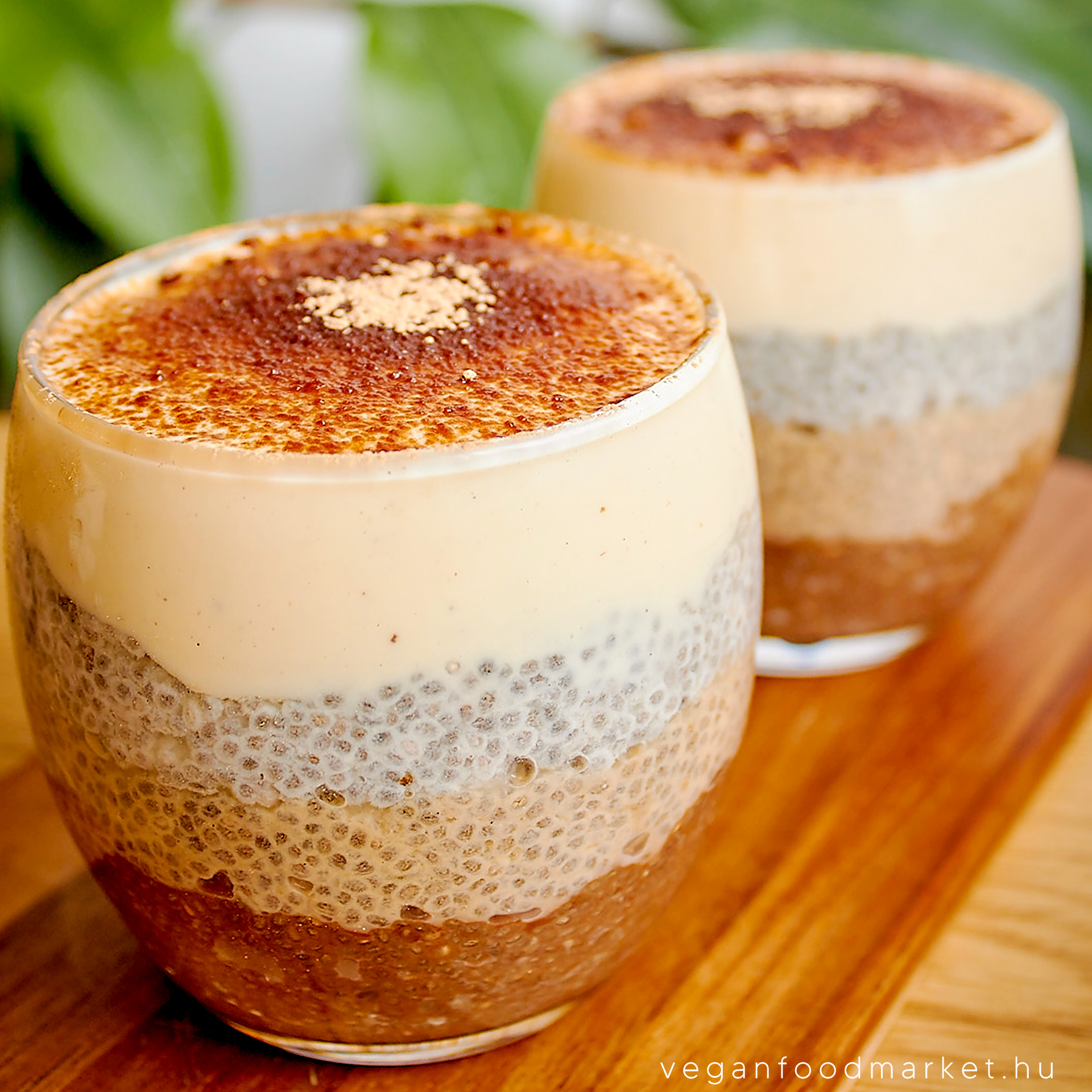 Tiramisu chia puding