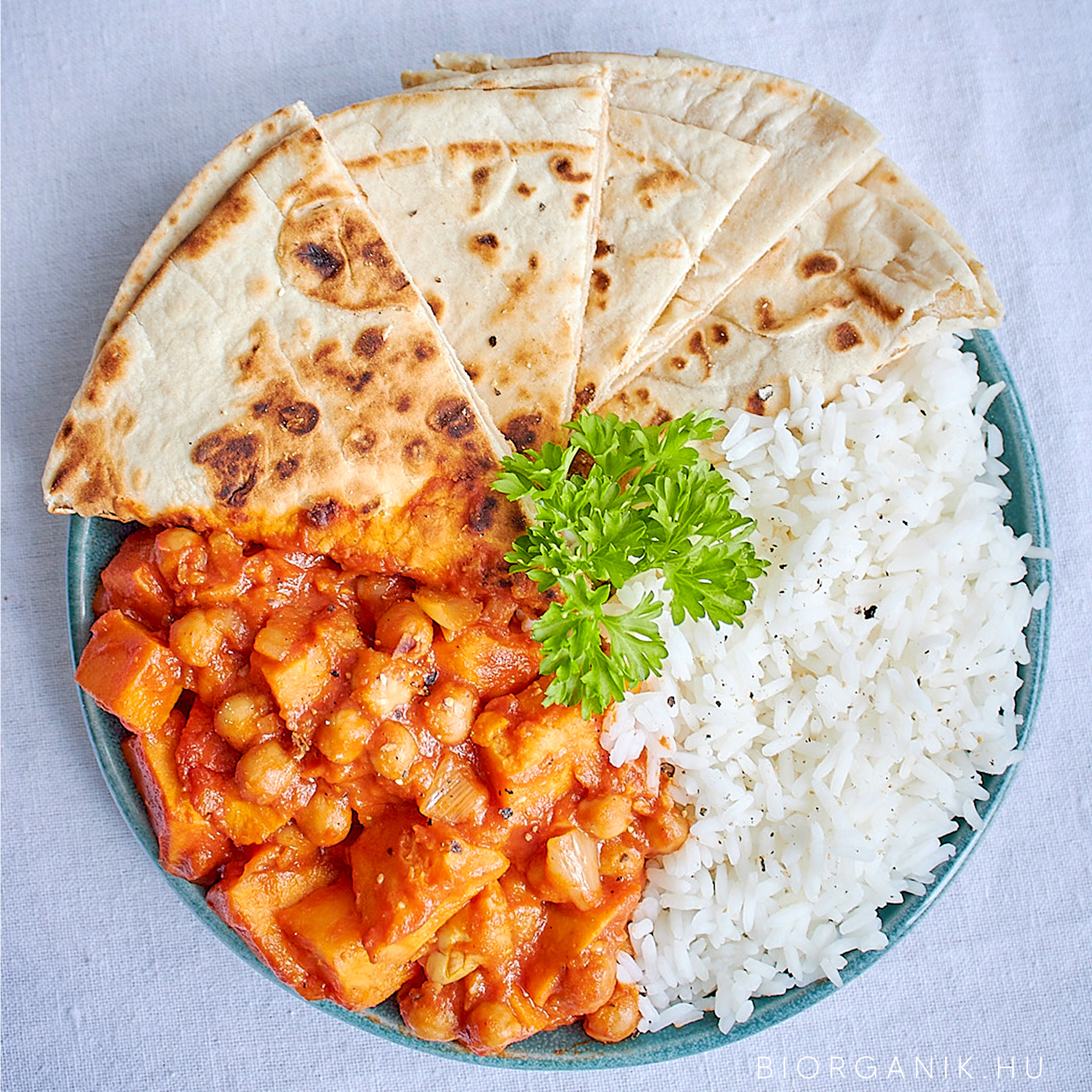 Csicseriborsó tikka masala